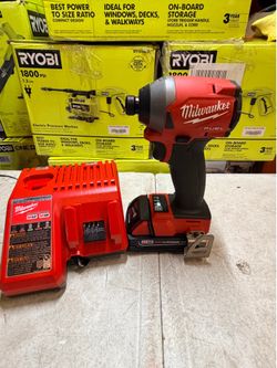 Milwaukee M18 FUEL 18-Volt Lithium-lon Brushless Cordless 1/4 in. Hex Impact Driver $175