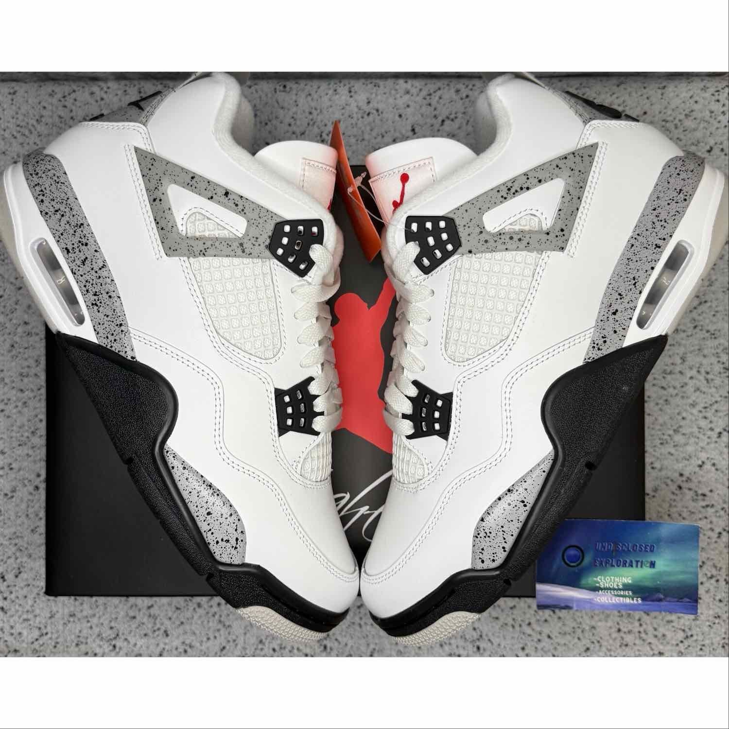 Jordan 4 White Cement 9 Men
