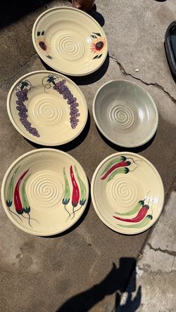 Ceramic platters
