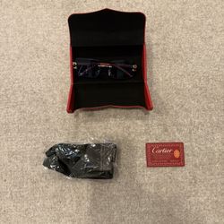 Men’s Blue Cartier Frames Shades