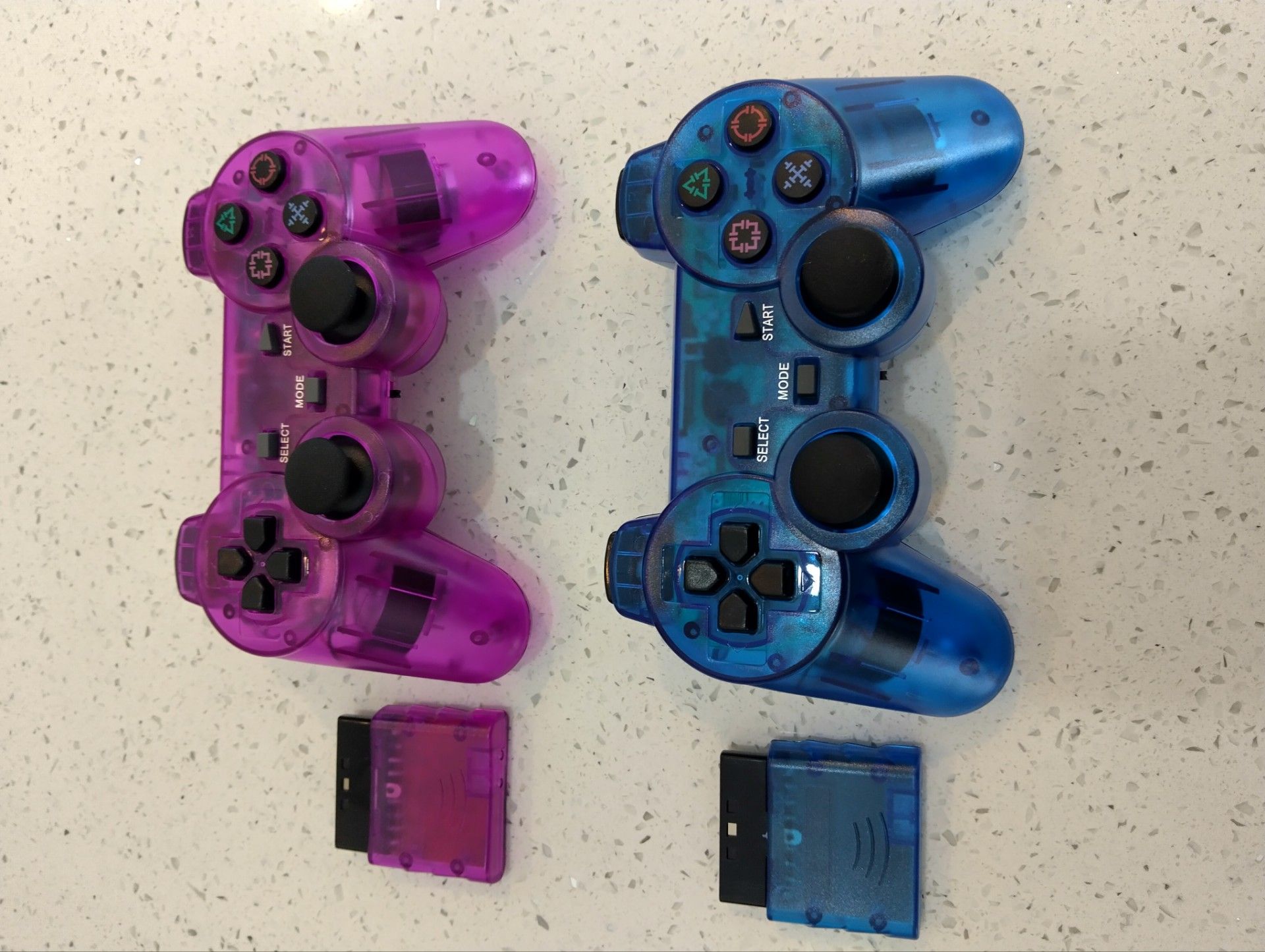 Brand new wireless PS2 controllers