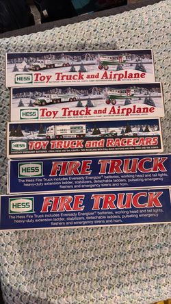Hess Toy Truck Collection – 5 Boxes
