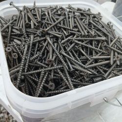 New 25 Lbs Bucket 2½" Drywall Screws.
6 Buckets Available.  $40 each.