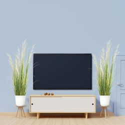 Artificial Plant, 47in Tall, 2pk Grass, Faux House Plant in Pot, Indoor Decorative Flowers & Plants, Housewarming Gift
50+ bought in past month