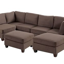 💥 BLACKFRIDAY DEAL 💥 Brand New Black Coffee  7pc Modular Sectional Set 