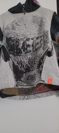 1 OF 1 BRAND X CHRIS BROWN TAPESTRY HOODIE