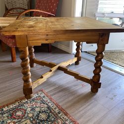 Barley twist side table / lane