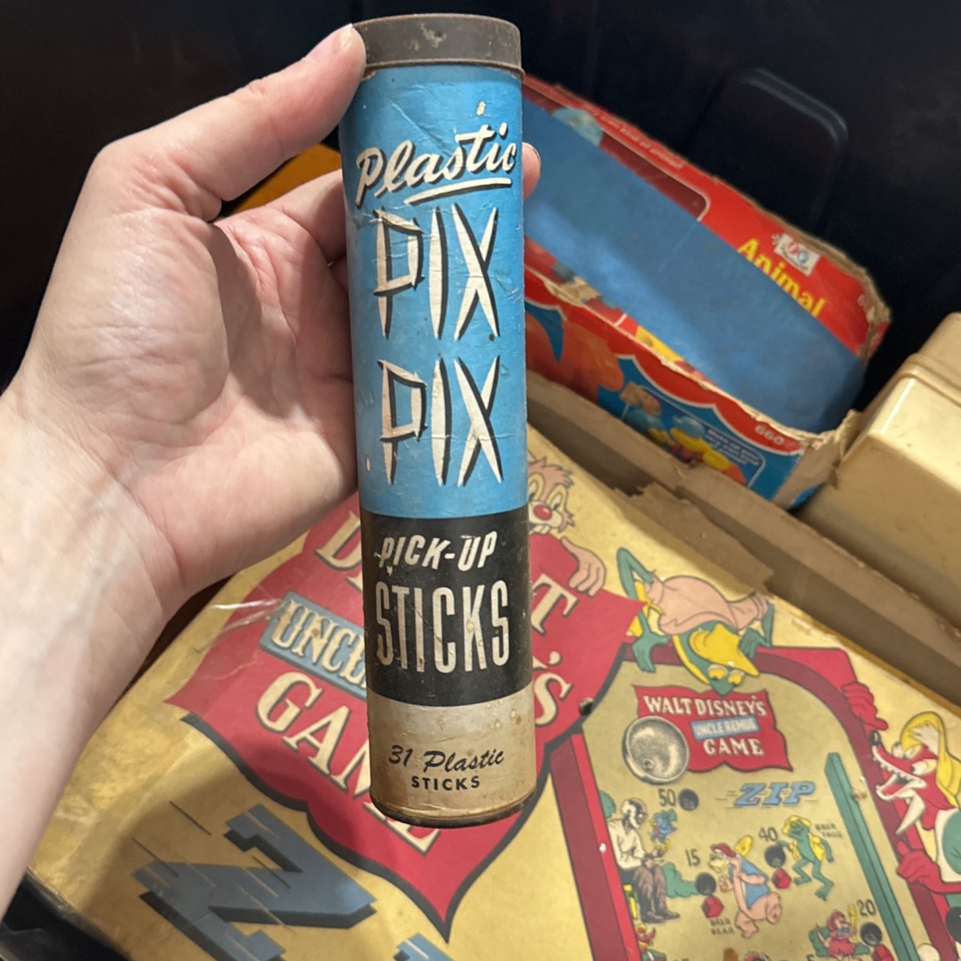 Used Vintage plastic Pix Pix Pick Up Stocks