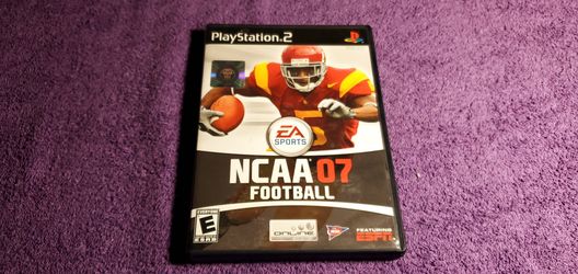 NCAA FOOTBALL 2007 PS2 GAME COMPLETE