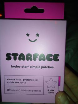Starface hydro star pimple patches ( 4 pink tones)