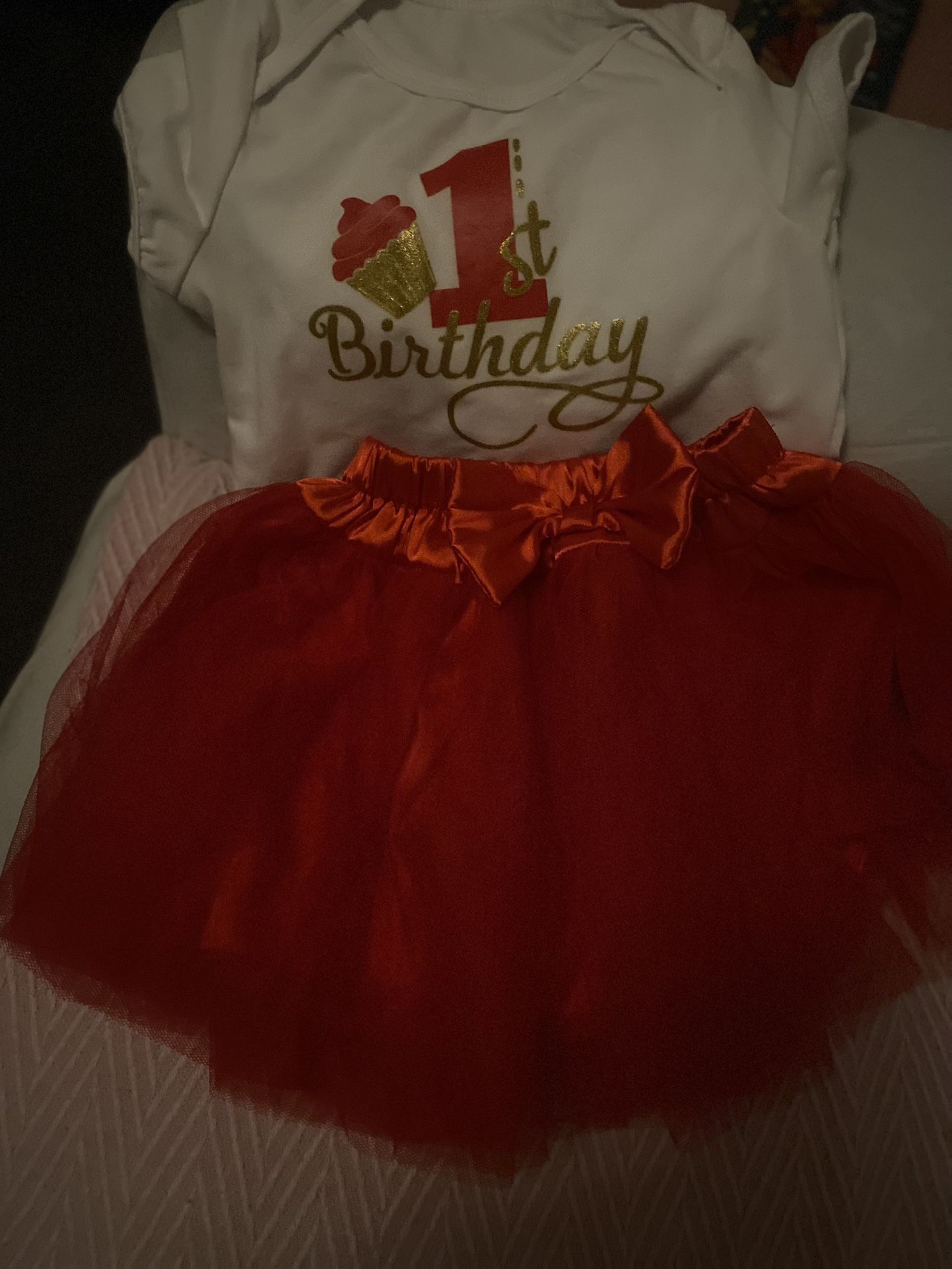 Baby Girl 1st Birthday Outfit 