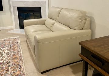 Top Grain Leather Sofa