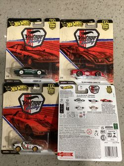 Hot Wheels Premium Vintage Racing Diecast Cars (VALENCIA) $10 Each One