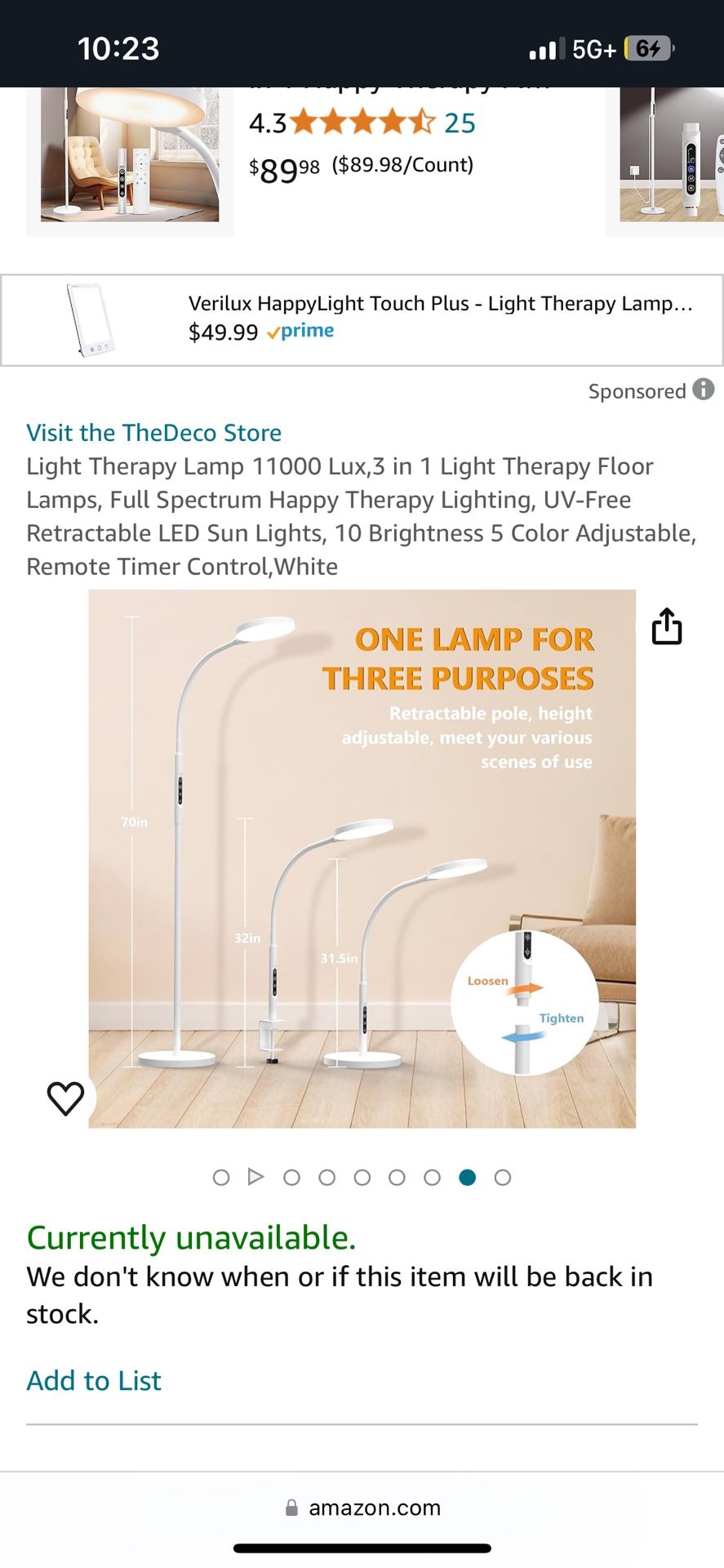 3in1 Floor Lamp