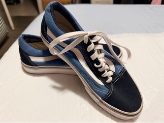 Blue/White Vans