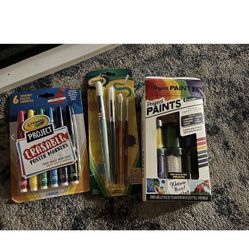 Art Painting Supplies Erasable Markers Brushes And Paint