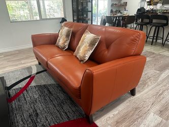 Leather couch