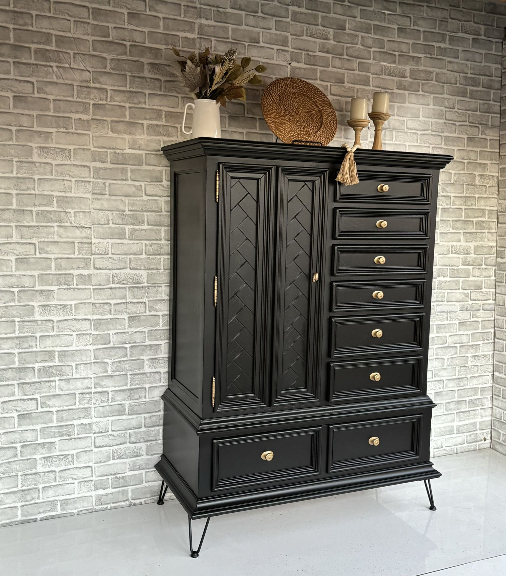 Drexel  Dresser - Armoire - Highboy - Wardrobe - Tall Chest - Gentleman's Closet