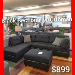 🤗 Sectional With Ottoman 