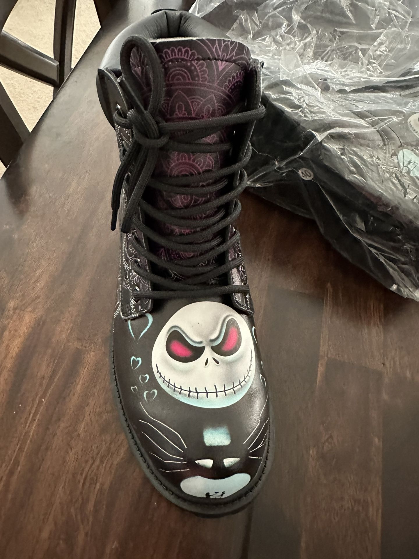 Jack Skellington Boots Nightmare Before Christmas