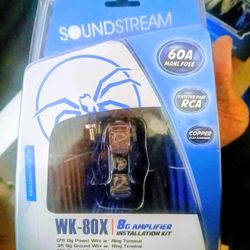 Soundstream 8 Gauge Amplifier Kit Brand New In The Box