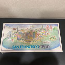 San Francisco Opoly Board Game NEW/Sealed 1989 by Cityopoly