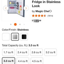 Magic Chef Mini Fridge
