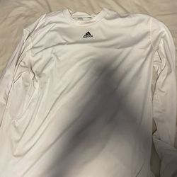 White Adidas Long Sleeve Size XL
