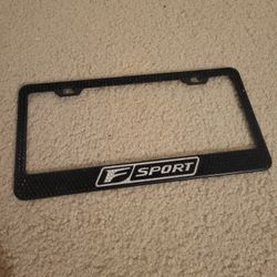 Crystallized Lexus Toyota F sport License Plate Frame For Sale