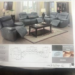 2pc Electric Sofas