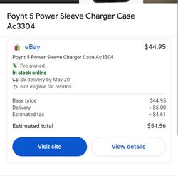 Poynt 5 Charger Sleeve Charger