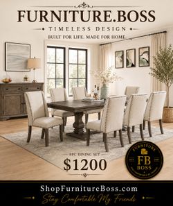 9pc Dining Table Set