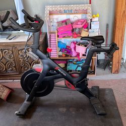Peloton Bike + 2 Pairs Of Shoes 