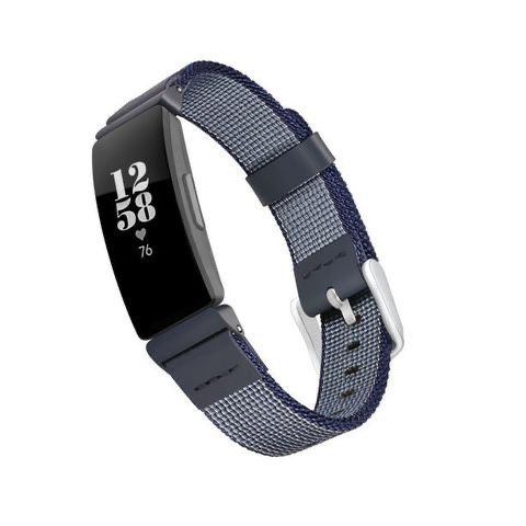 Woven Nylon Band for Fitbit® Inspire & Inspire HR™ - Blue 