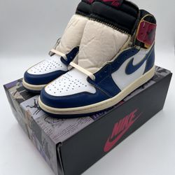 Storm Blue Union Jordan 1 High Top