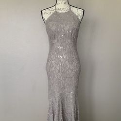 Sequin Dress Backless 