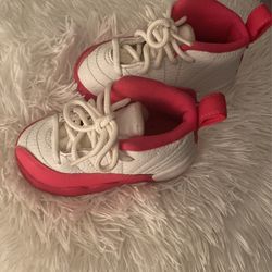 Jordan’s Pink And White Size5c Toddler