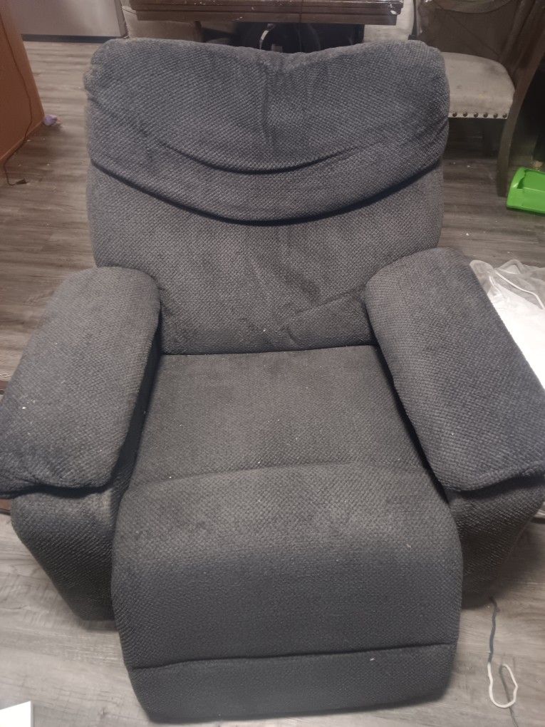 Blue-gray Reclining Chair