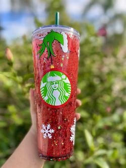 Grinch Snowglobe Starbucks Tumbler