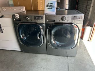 LG FRONTAL WASHER AND GAS DRYER