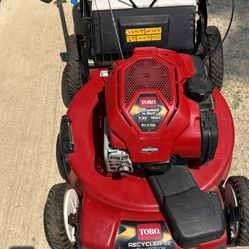 Toro bag lawn mower