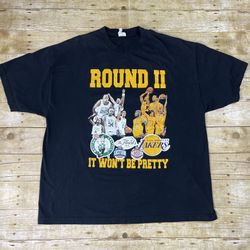 2010 Los Angeles Lakers NBA Finals Kobe Bryant Shirt Mens 2XL Odom Gasol Celtics