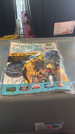 NASCAR Autographed Program 2019
