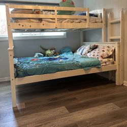 White Bunk Bed 