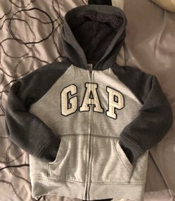 GAP Cozy Faux Fur Logo Hoodie for boys