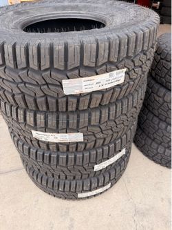 37x12.50r17 Hankoon tires nuevas con 65,000 millas de garantía las 4