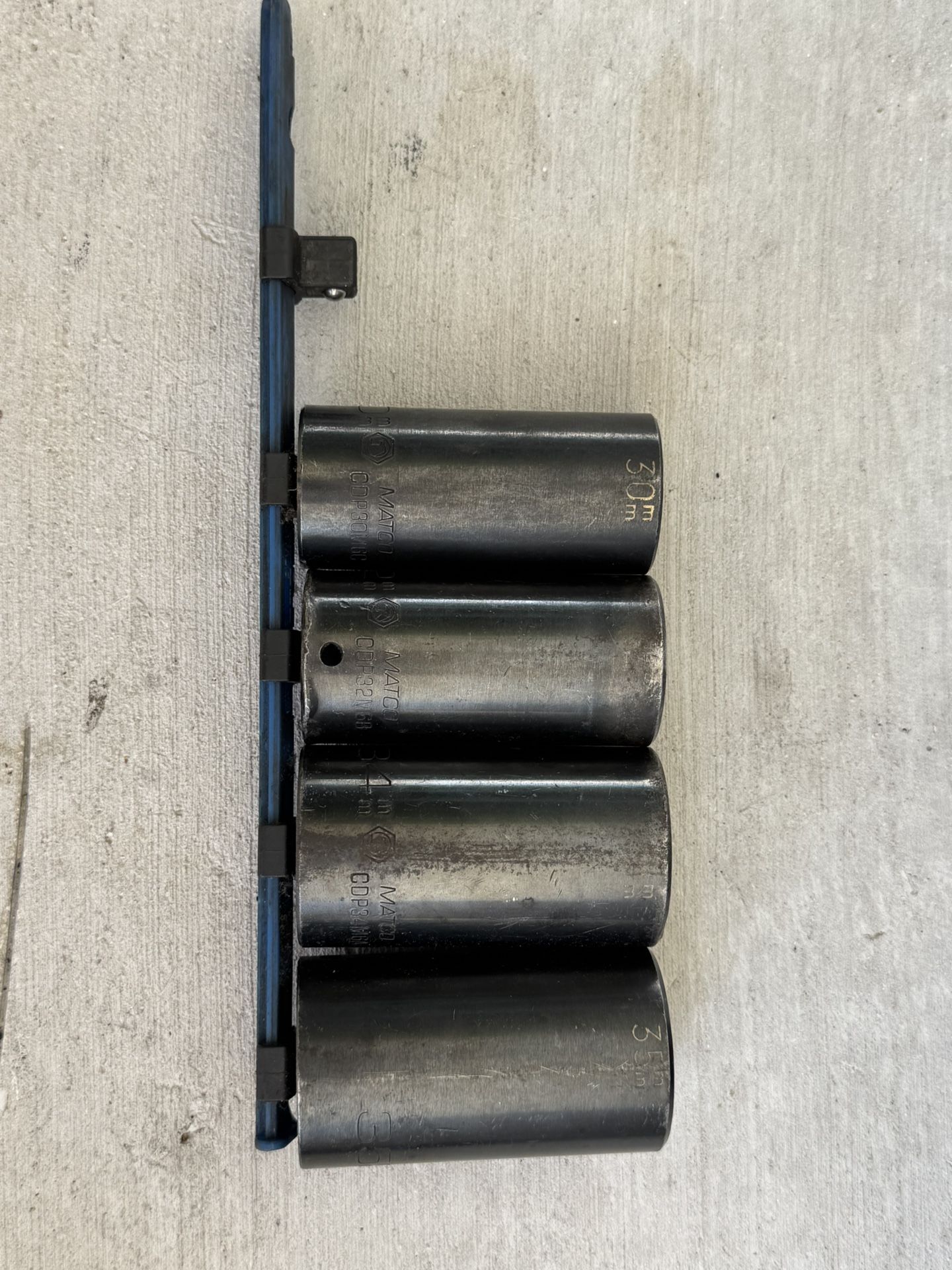 Matco Tools 4-piece 1/2” Deep Impact Socket Set CDP30M6C/CDP32M6B/ CDP34M6A/CDP35M6B - (30/32/34/36 MM)