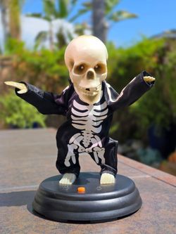 Rare 2012 Gemmy Grave Ravers Skeleton "Hey Baby" Animated Halloween Prop