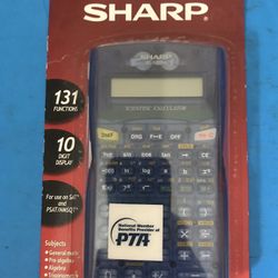 Brand new in factory sealed Sharp EL-501WB-BL Scientific Calculator