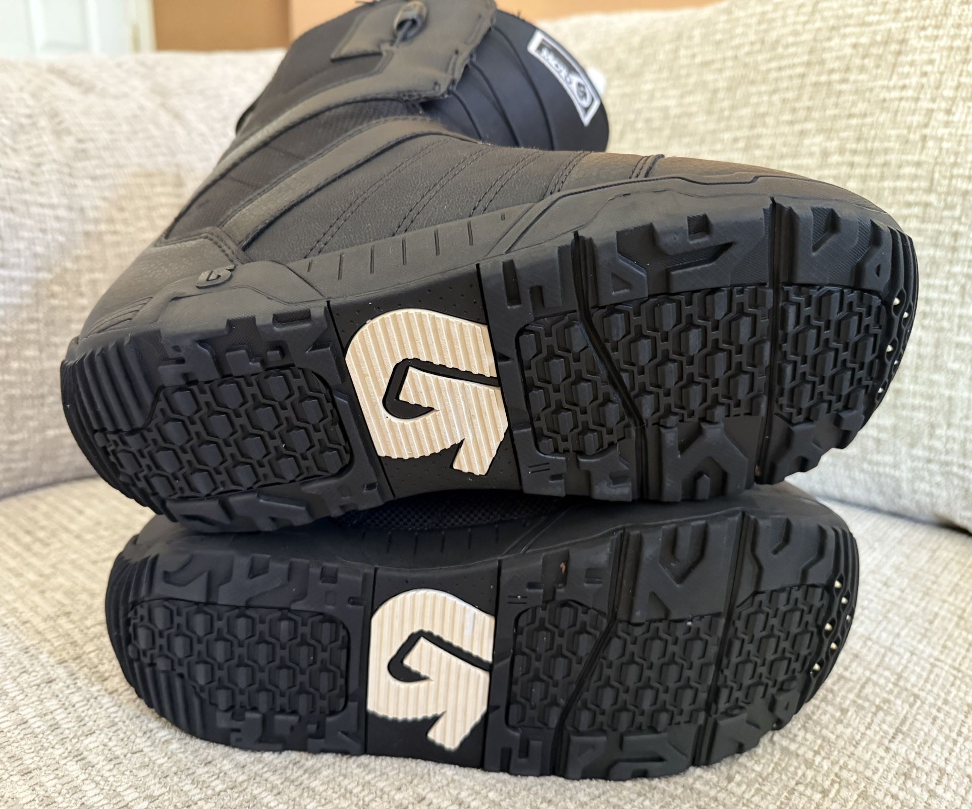 Burton Moto Imprint 1 Speed Zone Black Snowboard Boots Men's Size